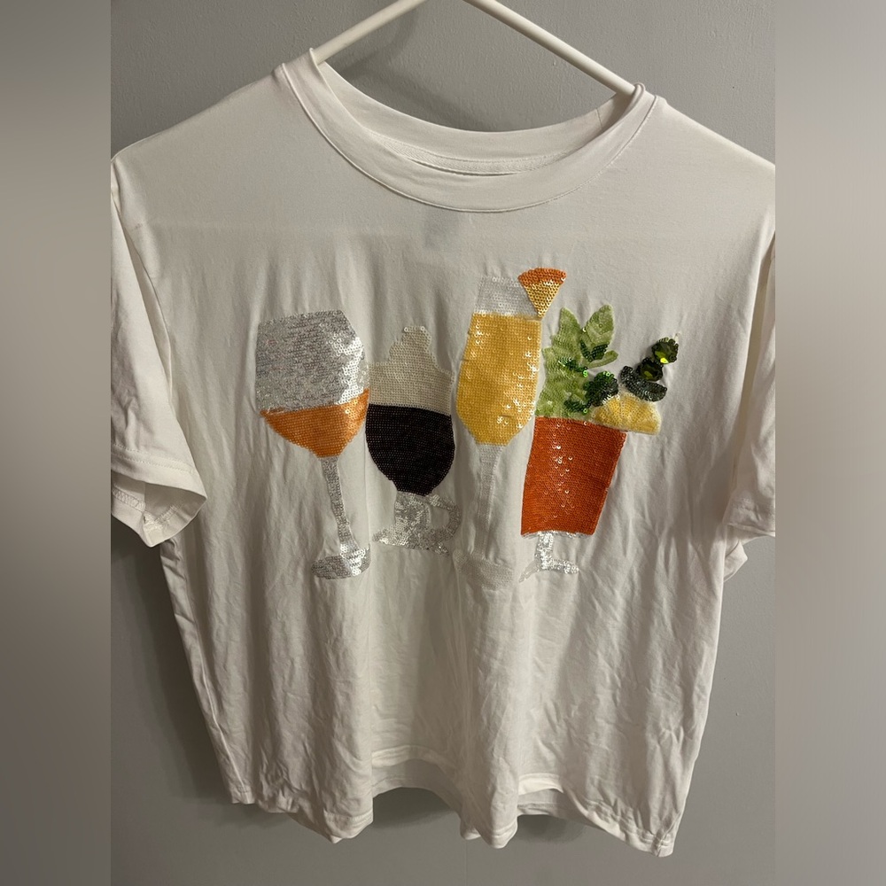 Queen of Sparkles brunch tee